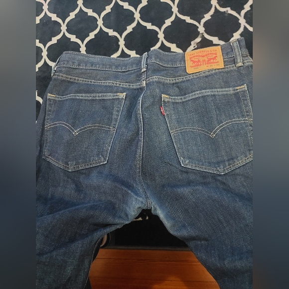 Levi's 505 dark Denim 36x32 jeans - Picture 6 of 7